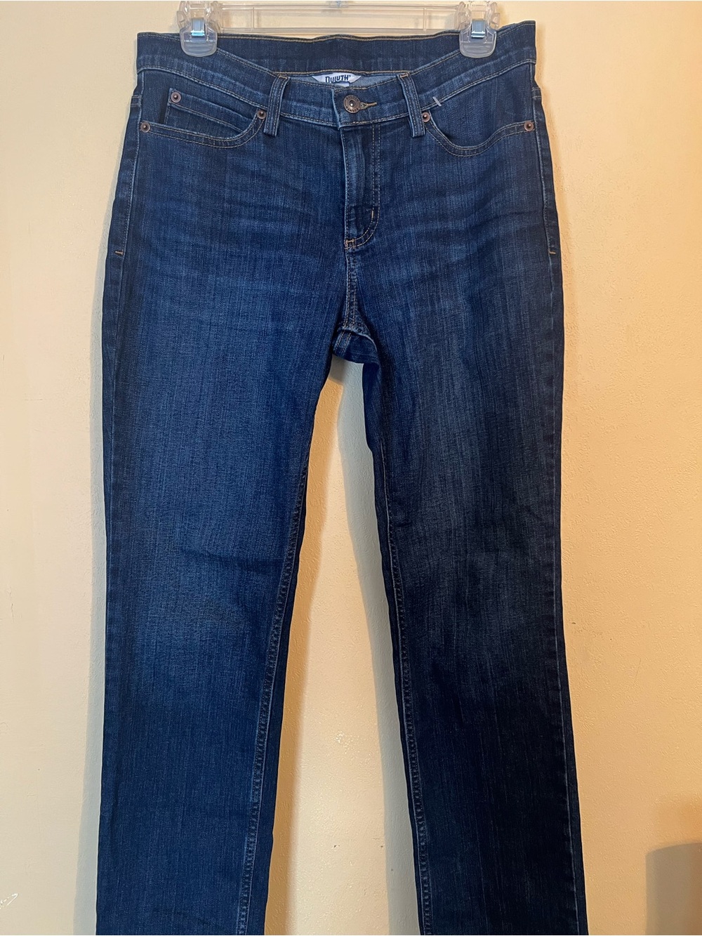 Duluth Trading Co Dark Indigo Straight-Leg Women's Jeans